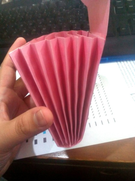 Paper Card Organizer - glue