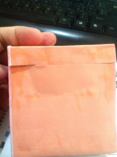 Paper Card Organizer - close the lid