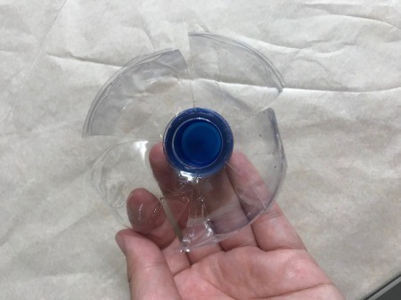 Photo Clip Banner - plastic spread to show slits