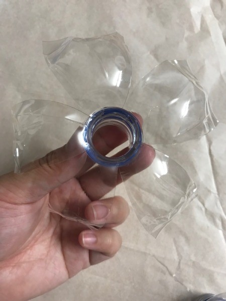 Photo Clip Banner - petals made