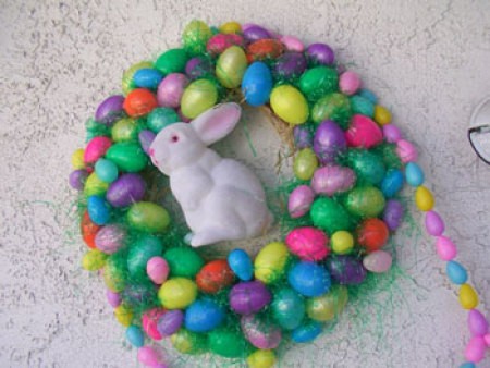 Easter Egg Wreath