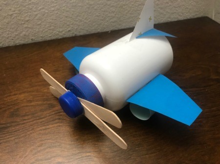 Travel Fund - Airplane Piggy Bank - attach turbine engines