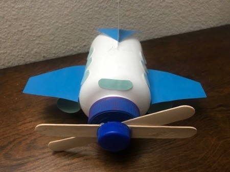 Travel Fund - Airplane Piggy Bank - front windshield