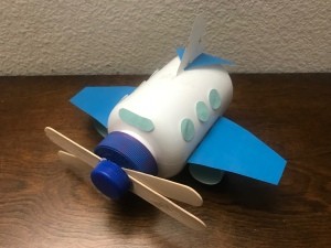 Travel Fund - Airplane Piggy Bank - finished bank