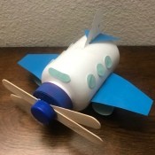 Travel Fund - Airplane Piggy Bank - finished bank