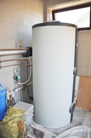 Hot water heater.