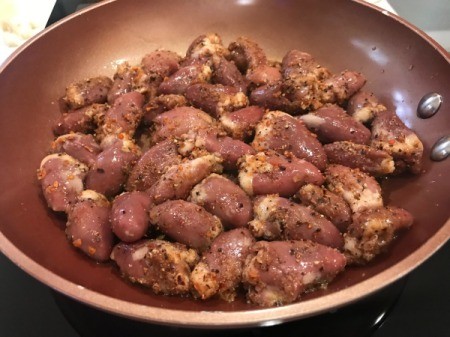 how to cook chicken hearts