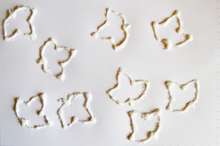 Raised Salt Fall Kids' Artwork - salt removed