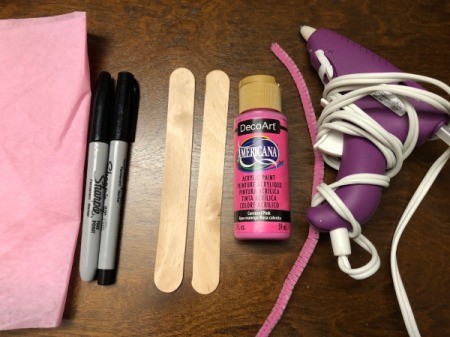 Ballerina Craft Stick - supplies
