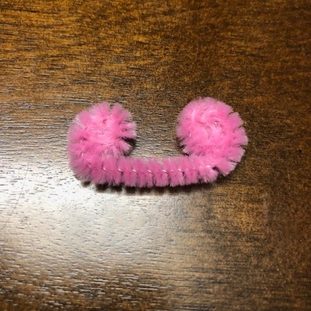 Ballerina Craft Stick - finished hair