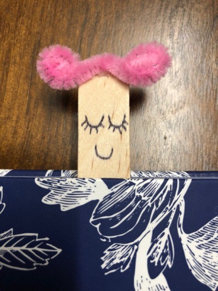 Ballerina Craft Stick - as a bookmark