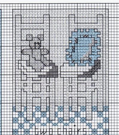 Rocking Chair Cross Stitch Pattern