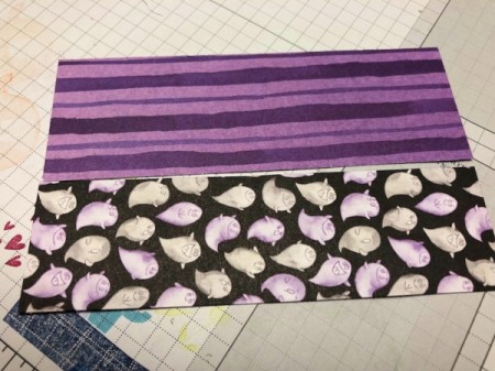 Colorful patterned paper to be used for the card.