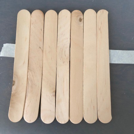 Upcycled Cardboard Box to Gift Basket - one section finished