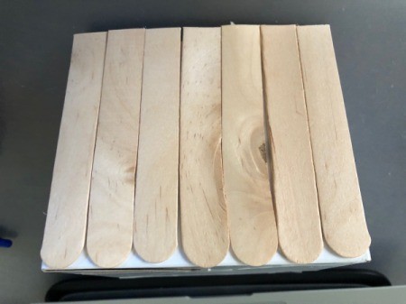 Upcycled Cardboard Box to Gift Basket - glue sticks to back of box