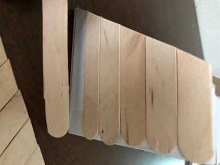 Upcycled Cardboard Box to Gift Basket - finishing a side