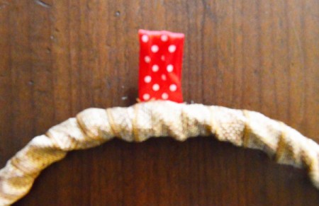 Elements of Nature Fall Wreath - glue on ribbon loop hanger