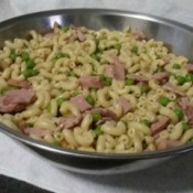 Ham and Pasta Salad in bowl