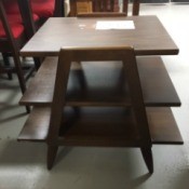 Information on a Mersman Side Table - three tiered table
