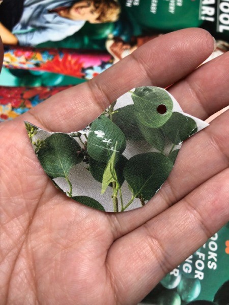 Upcycle Giftcard to Keychain with a Fob