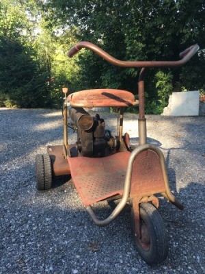 Value of an Old Reel Riding Mower - vintage mower