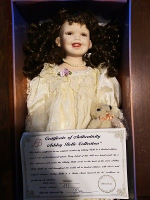 Value of an Ashley Belle Collection Doll - doll in a box with certificate
