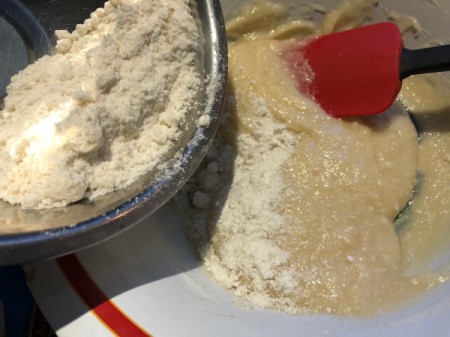 add Muffin Mix to butter mix
