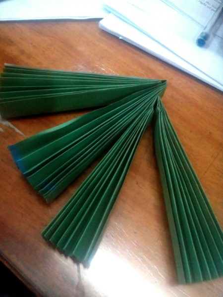 Table Top Mini Christmas Tree - fold in half