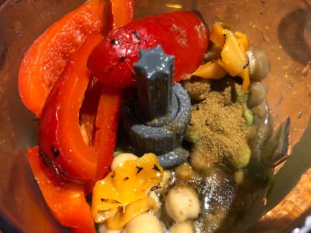 ingredients in food processor