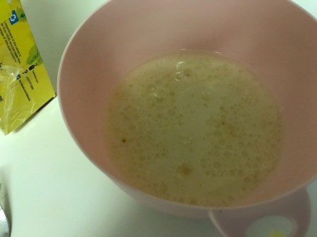 wet ingredients in bowl