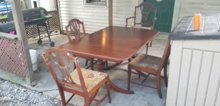 Value of a Dining Table and Chairs