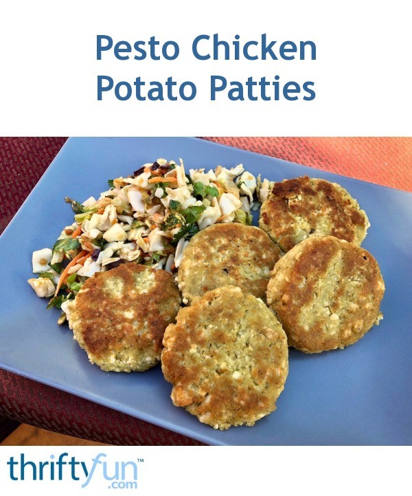 Pesto Chicken Potato Patties ThriftyFun
