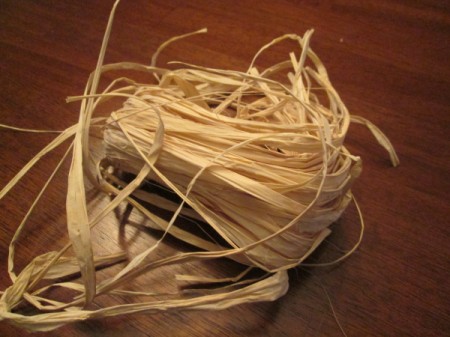 Jack-'o-Lantern Painted Wine Bottles - raffia