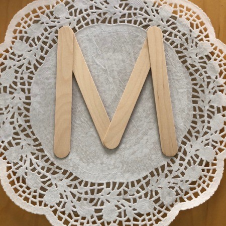 Monogram Initial Sign