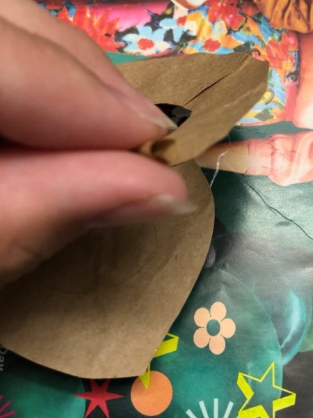 Monogram Initial Sign - continue rolling to form flower