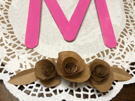 Monogram Initial Sign - arrange flowers and leaves to your liking
