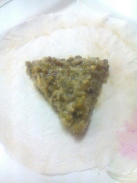 Mung Beans in Triangle shape