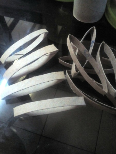Paper Roll Ornament - cut into 12 1/2 centimeter strips