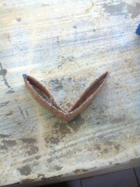 Paper Roll Ornament - fold the other 6 in half as shown