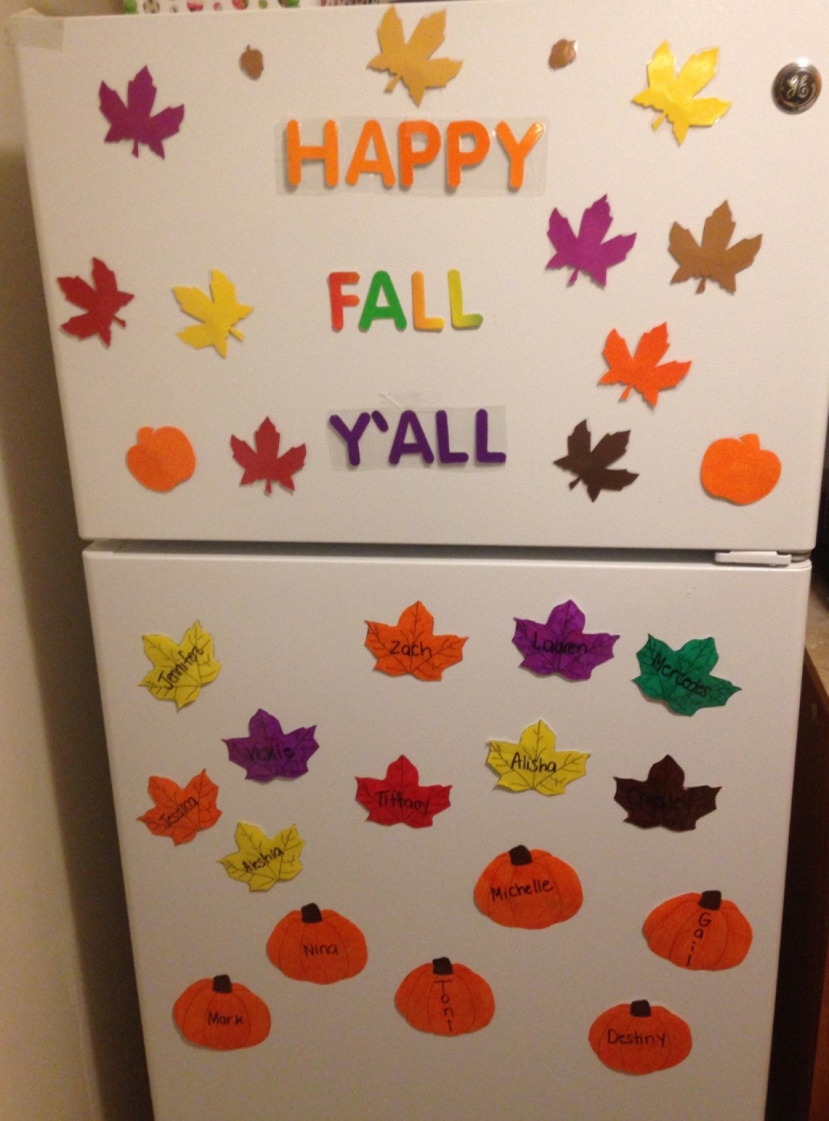 Making Autumn Decorations For Your Refrigerator Thriftyfun