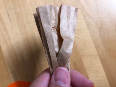 Decorated Paper Pumpkins - shape into a stump