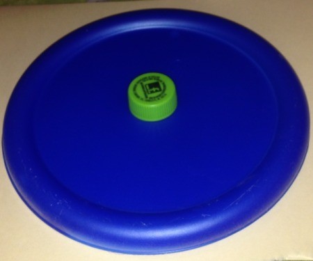 Repurpose Old Food and Storage Lids for Paint Palettes  - a small lid can be glued to the bottom for holding the palette