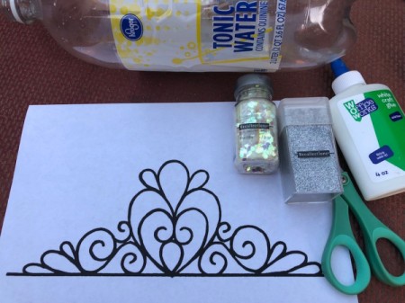 Plastic Bottle Tiara - supplies