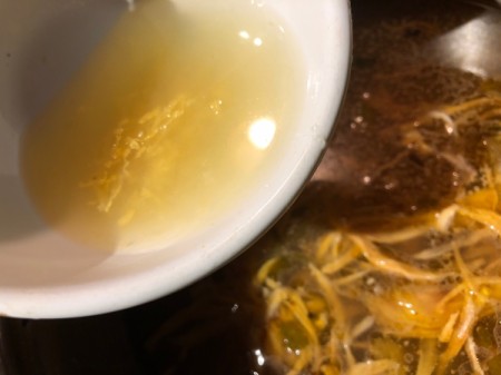 adding lemon juice and zest to  Soup