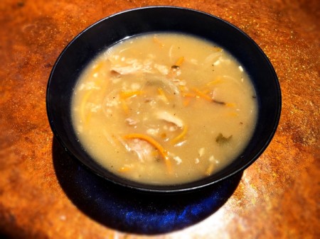 Lemon Chicken Soup in bowl