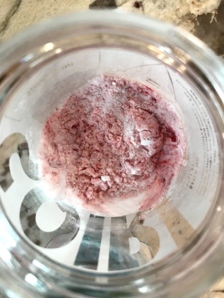 Party Hat Volcano Experiment for Kids - add a bit of dish soap to red mix