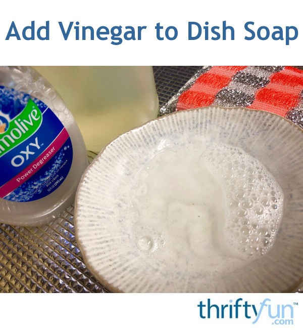 Add Vinegar to Dish Soap ThriftyFun