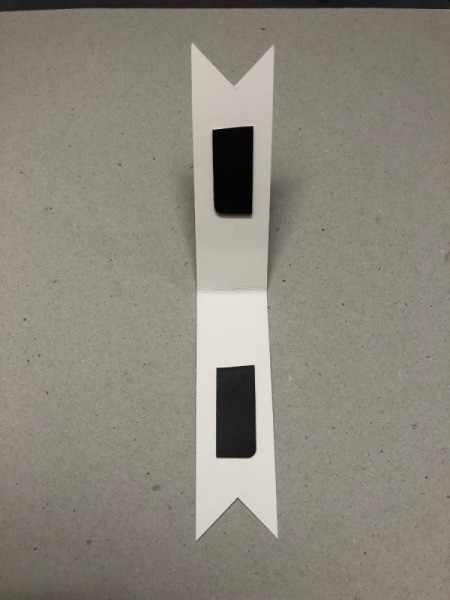 Magnetic Bookmark for Your Journal - stick magnets to both inside sections of the bookmark