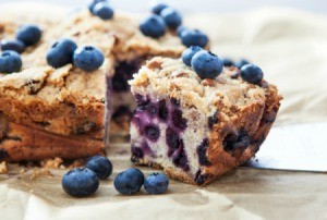 Crumb-Topped Blueberry Cake