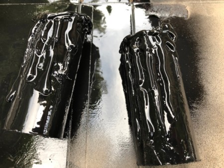 Spooky Candles - paint the tubes completely including down the inside top a bit